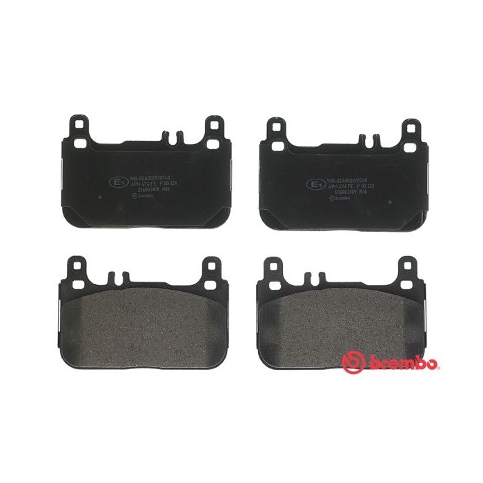 BREMBO Bremsbelagsatz, Scheibenbremse P50128