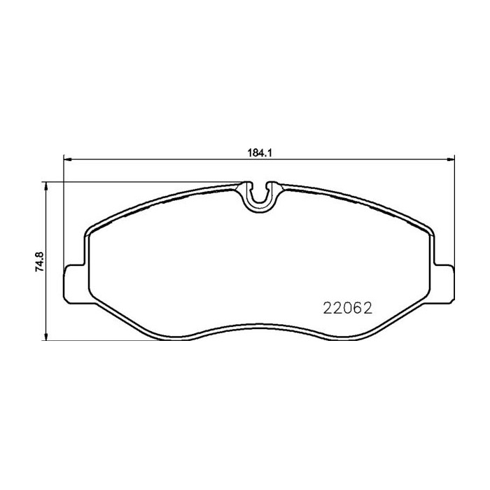 BREMBO Bremsbelagsatz, Scheibenbremse P50129