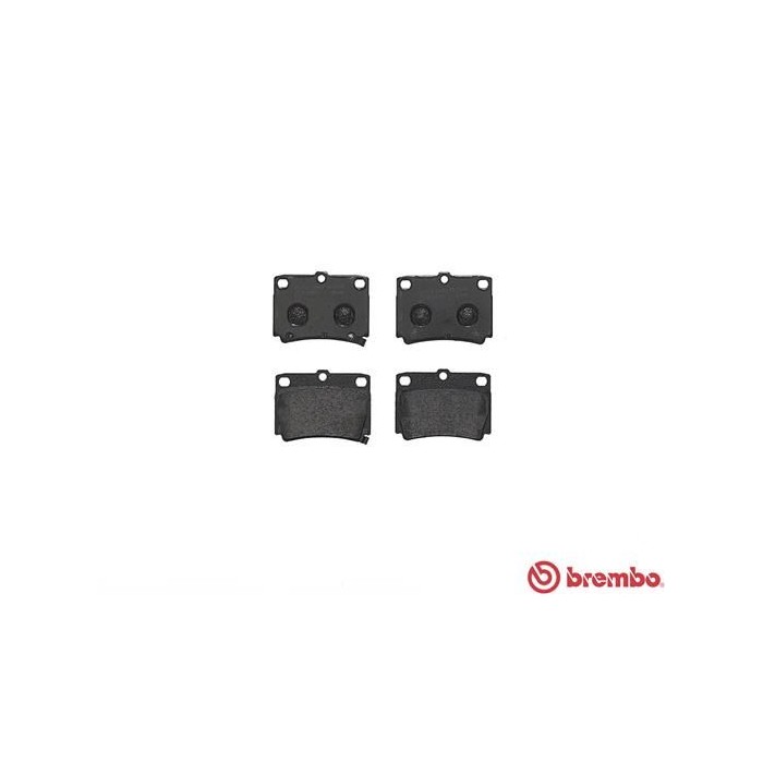 BREMBO Bremsbelagsatz, Scheibenbremse P54026