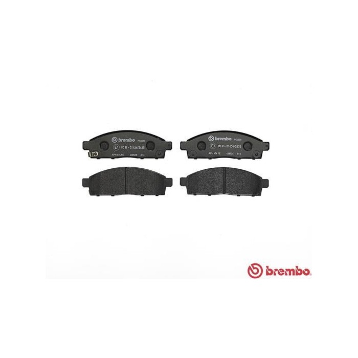 BREMBO Bremsbelagsatz, Scheibenbremse P54038