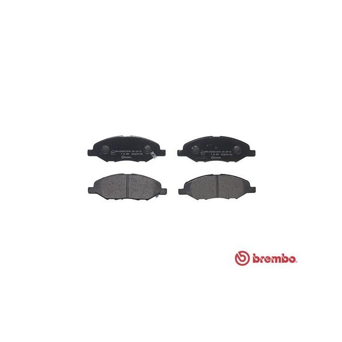 BREMBO Bremsbelagsatz, Scheibenbremse P56088