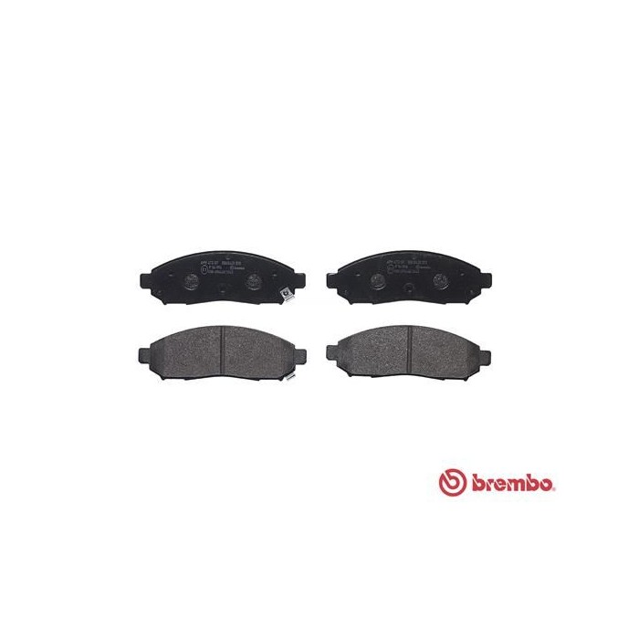 BREMBO Bremsbelagsatz, Scheibenbremse P56096