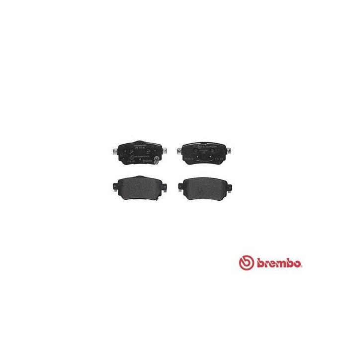 BREMBO Bremsbelagsatz, Scheibenbremse P56098