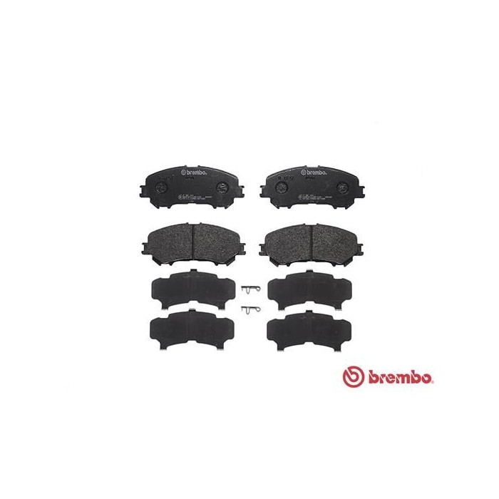 BREMBO Bremsbelagsatz, Scheibenbremse P56100