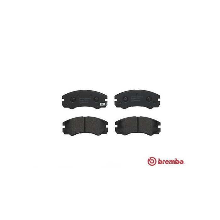 BREMBO Bremsbelagsatz, Scheibenbremse P59020
