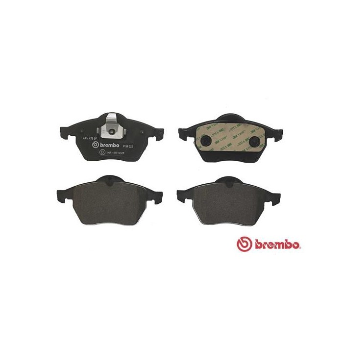 BREMBO Bremsbelagsatz, Scheibenbremse P59022