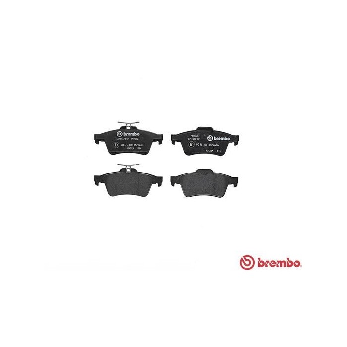 BREMBO Bremsbelagsatz, Scheibenbremse P59042
