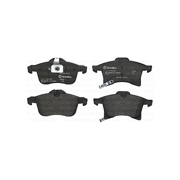 BREMBO BREMSBELÄGE, RICHTUNGSGEBUNDEN Bremsbelagsatz, Scheibenbremse P59045