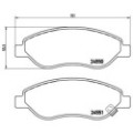 BREMBO Bremsbelagsatz, Scheibenbremse P59053