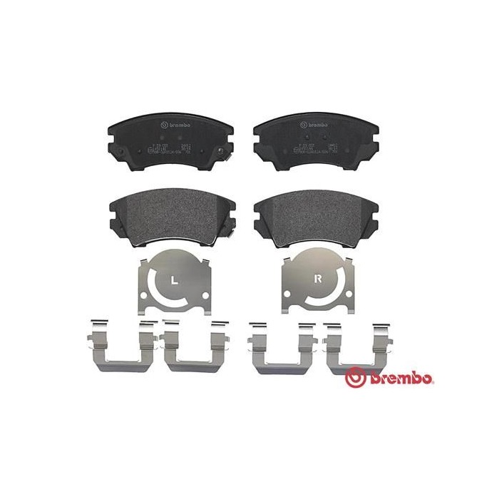 BREMBO BREMSBELÄGE, RICHTUNGSGEBUNDEN Bremsbelagsatz, Scheibenbremse P59055