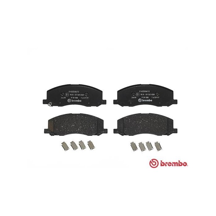 BREMBO Bremsbelagsatz, Scheibenbremse P59058