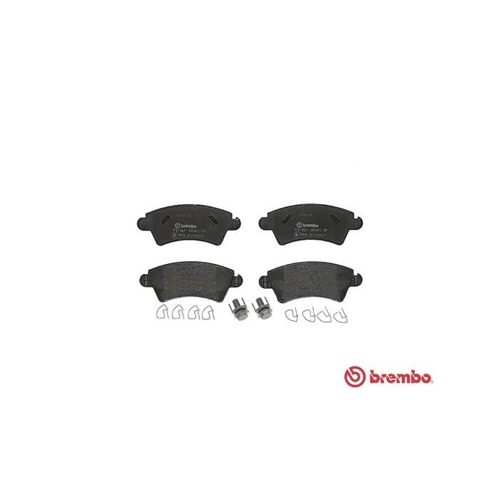 BREMBO Bremsbelagsatz, Scheibenbremse P61067