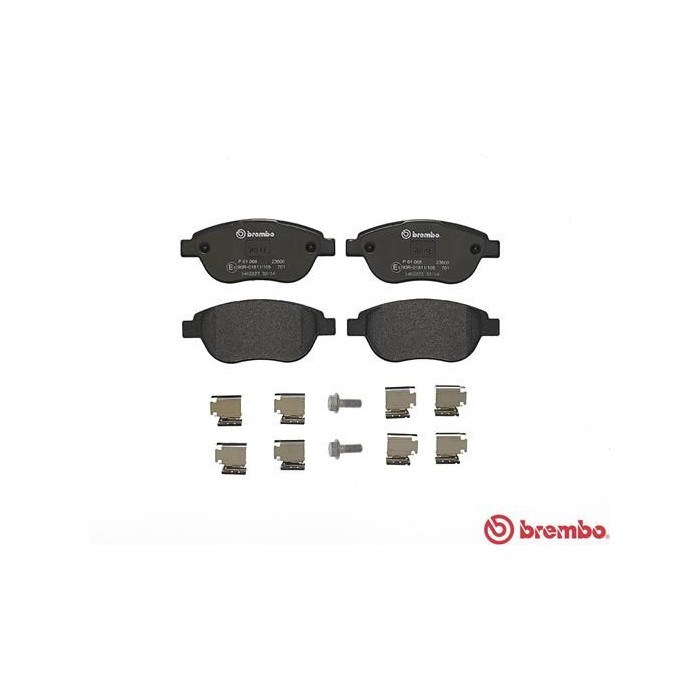 BREMBO Bremsbelagsatz, Scheibenbremse P61068