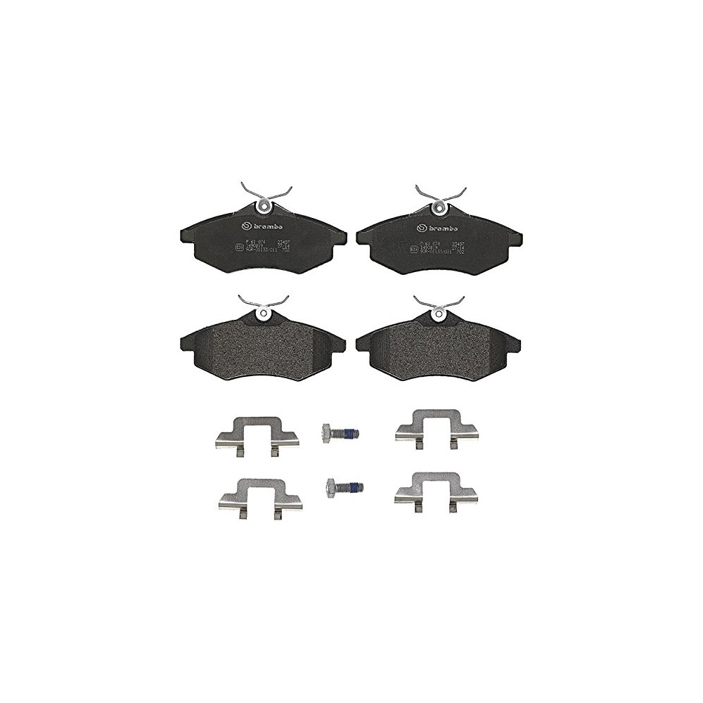 BREMBO Bremsbelagsatz, Scheibenbremse P61074