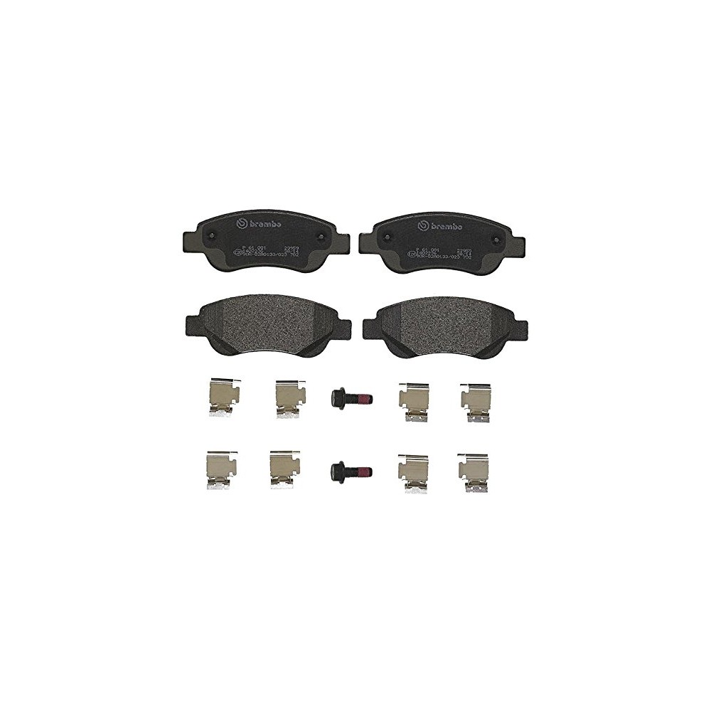 BREMBO Bremsbelagsatz, Scheibenbremse P61081