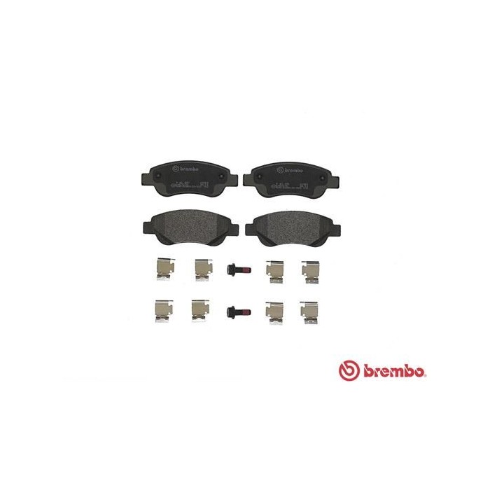 BREMBO Bremsbelagsatz, Scheibenbremse P61081
