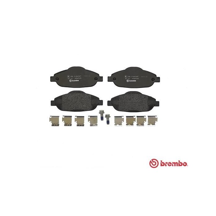 BREMBO Bremsbelagsatz, Scheibenbremse P61101