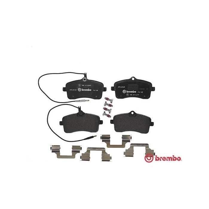 BREMBO BREMSBELÄGE, RICHTUNGSGEBUNDEN Bremsbelagsatz, Scheibenbremse P61109