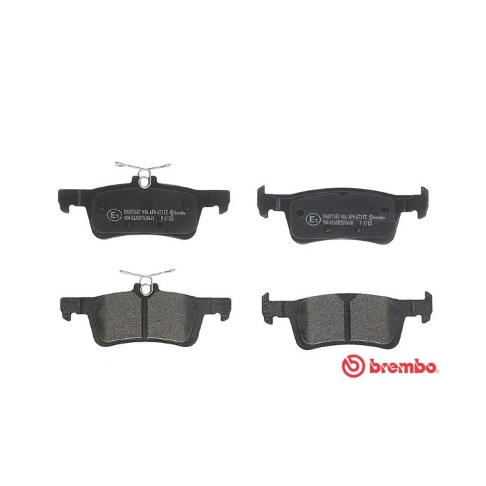 BREMBO Bremsbelagsatz, Scheibenbremse P61121