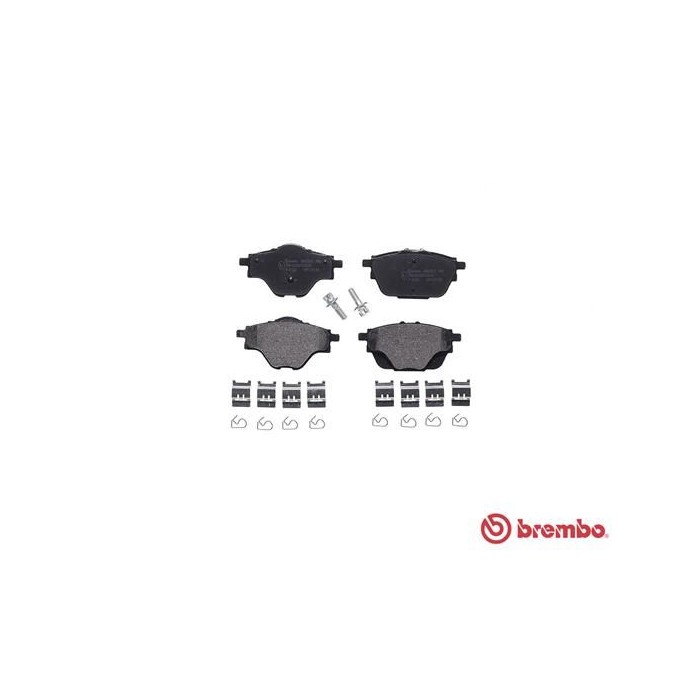 BREMBO Bremsbelagsatz, Scheibenbremse P61124