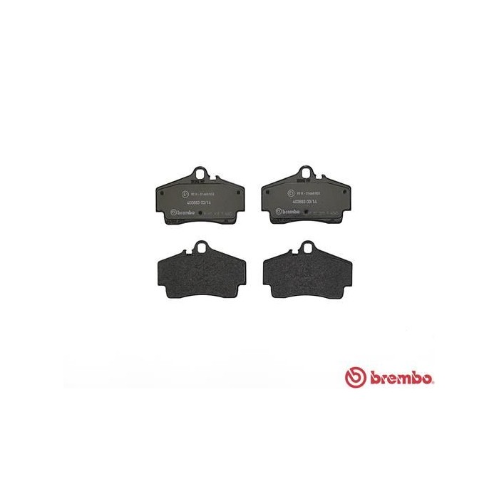 BREMBO Bremsbelagsatz, Scheibenbremse P65008