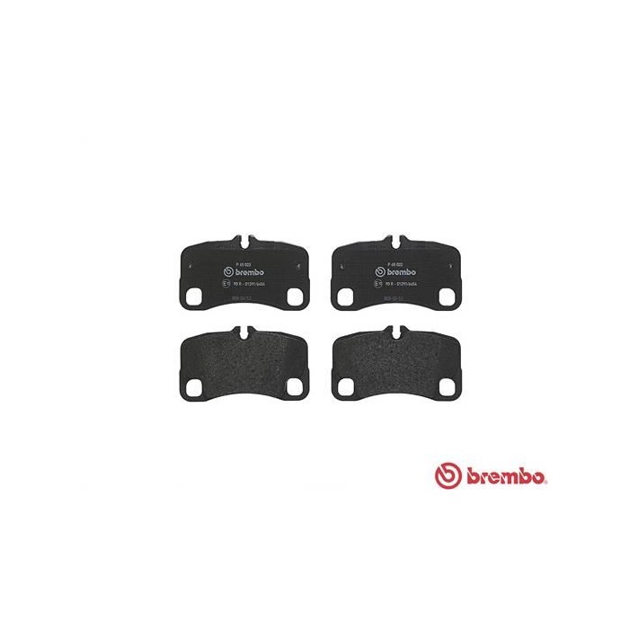 BREMBO Bremsbelagsatz, Scheibenbremse P65022
