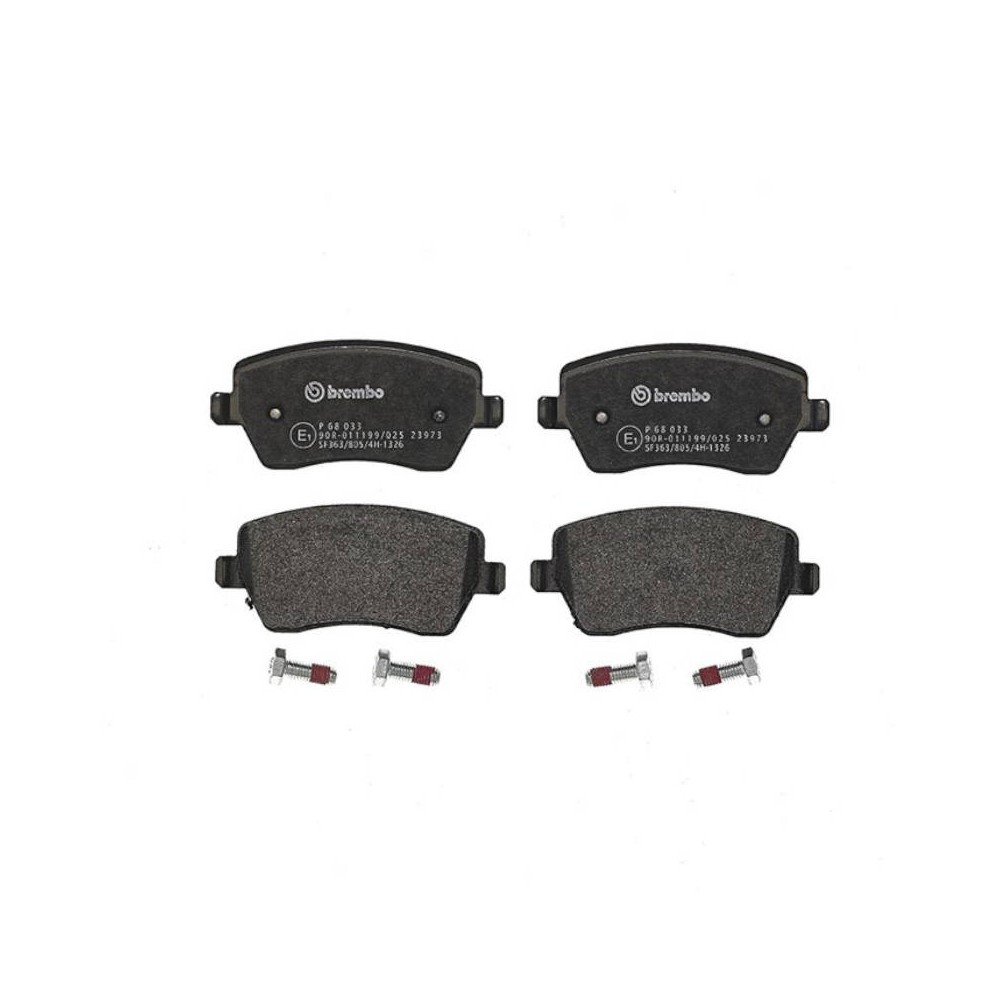 BREMBO Bremsbelagsatz, Scheibenbremse P68033