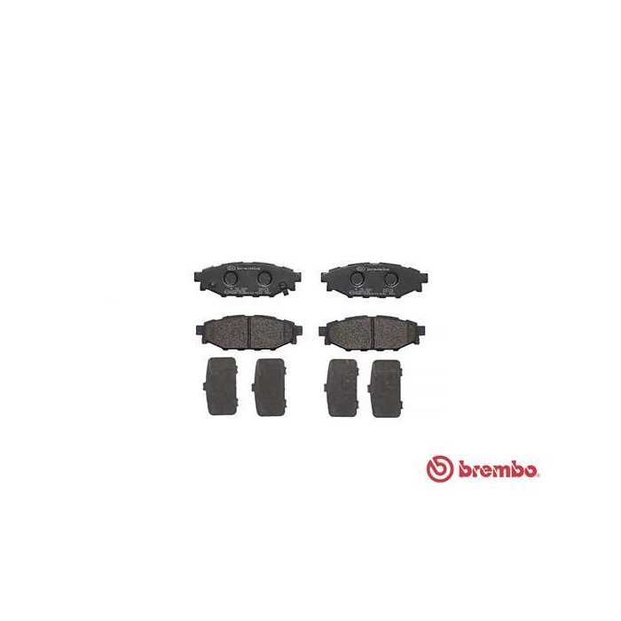 BREMBO Bremsbelagsatz, Scheibenbremse P78020