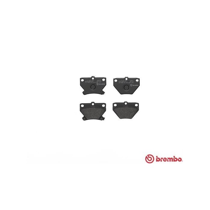 BREMBO Bremsbelagsatz, Scheibenbremse P83052