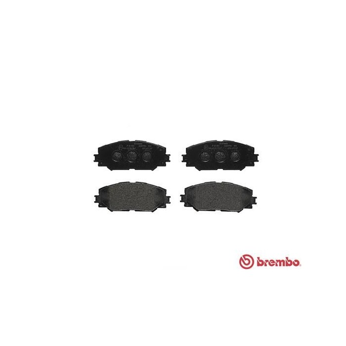 BREMBO Bremsbelagsatz, Scheibenbremse P83082