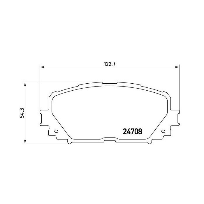 BREMBO Bremsbelagsatz, Scheibenbremse P83101