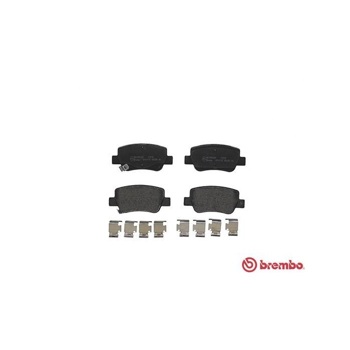 BREMBO Bremsbelagsatz, Scheibenbremse P83112
