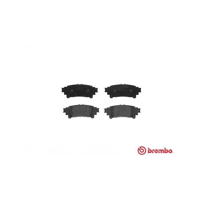 BREMBO Bremsbelagsatz, Scheibenbremse P83132