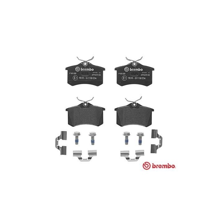 BREMBO Bremsbelagsatz, Scheibenbremse P85020