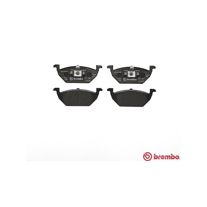 BREMBO Bremsbelagsatz, Scheibenbremse P85041