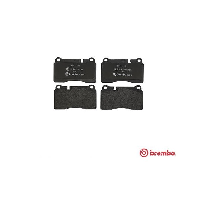 BREMBO Bremsbelagsatz, Scheibenbremse P85110