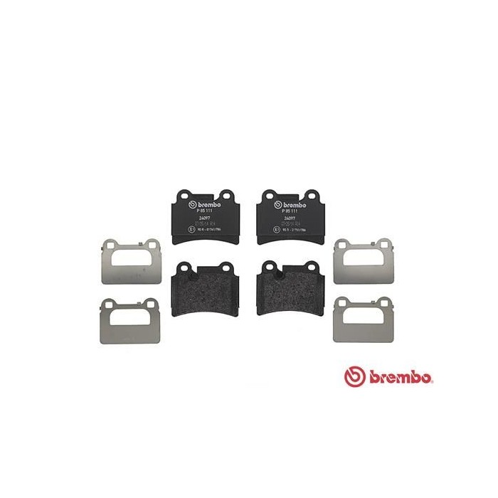 BREMBO Bremsbelagsatz, Scheibenbremse P85111