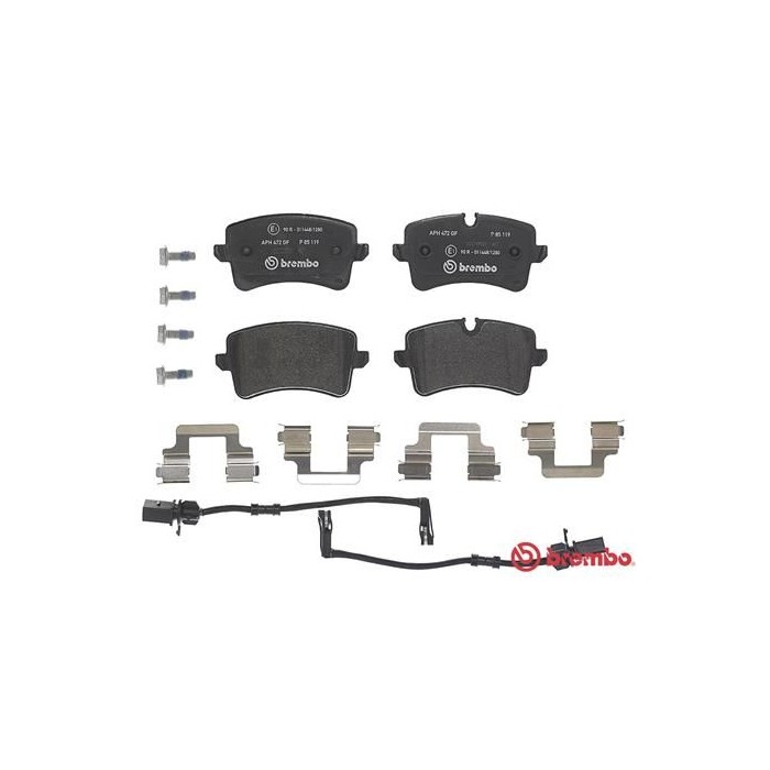 BREMBO Bremsbelagsatz, Scheibenbremse P85119