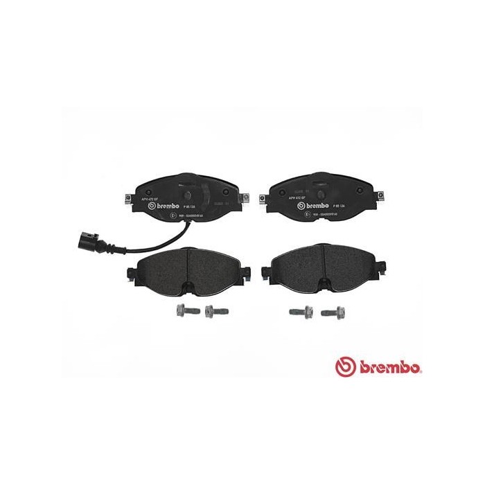 BREMBO BREMSBELÄGE, RICHTUNGSGEBUNDEN Bremsbelagsatz, Scheibenbremse P85126