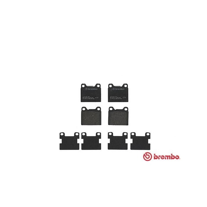 BREMBO Bremsbelagsatz, Scheibenbremse P86002