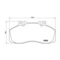 BREMBO Bremsbelagsatz, Scheibenbremse PA6008