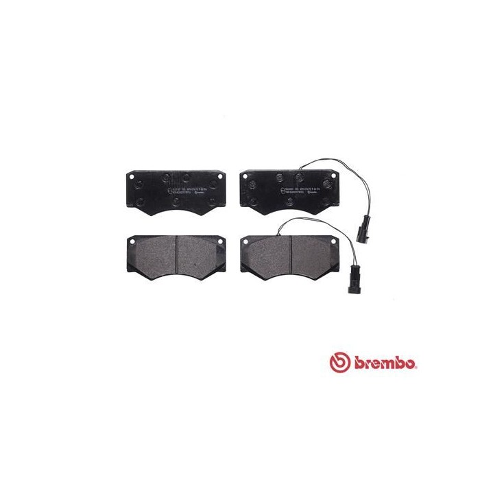 BREMBO Bremsbelagsatz, Scheibenbremse PA6016