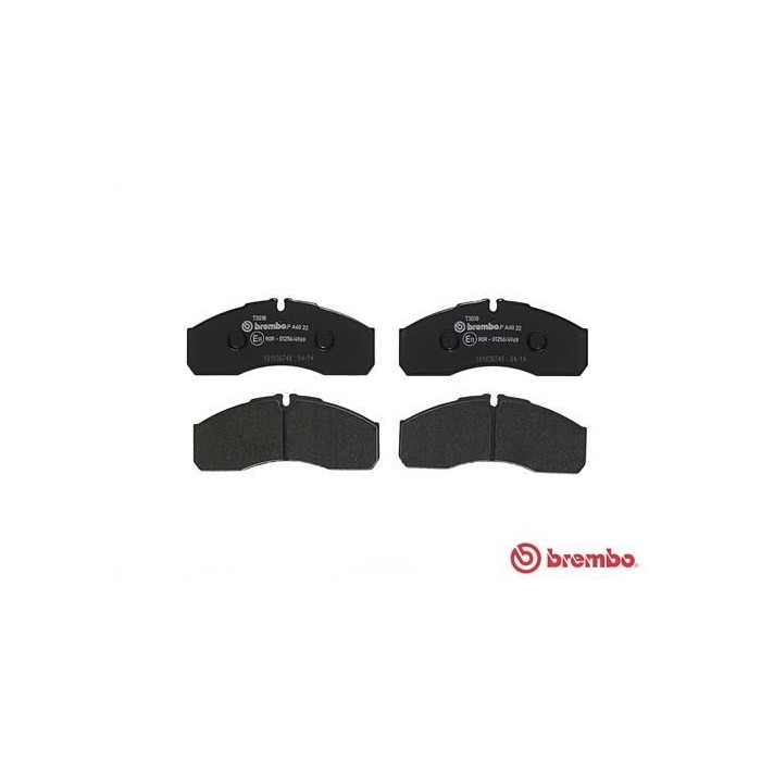 BREMBO Bremsbelagsatz, Scheibenbremse PA6022