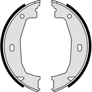 BREMBO Bremsbackensatz, Feststellbremse S06510