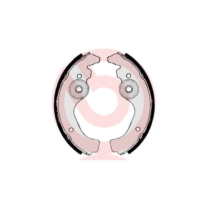 BREMBO Bremsbackensatz S23502