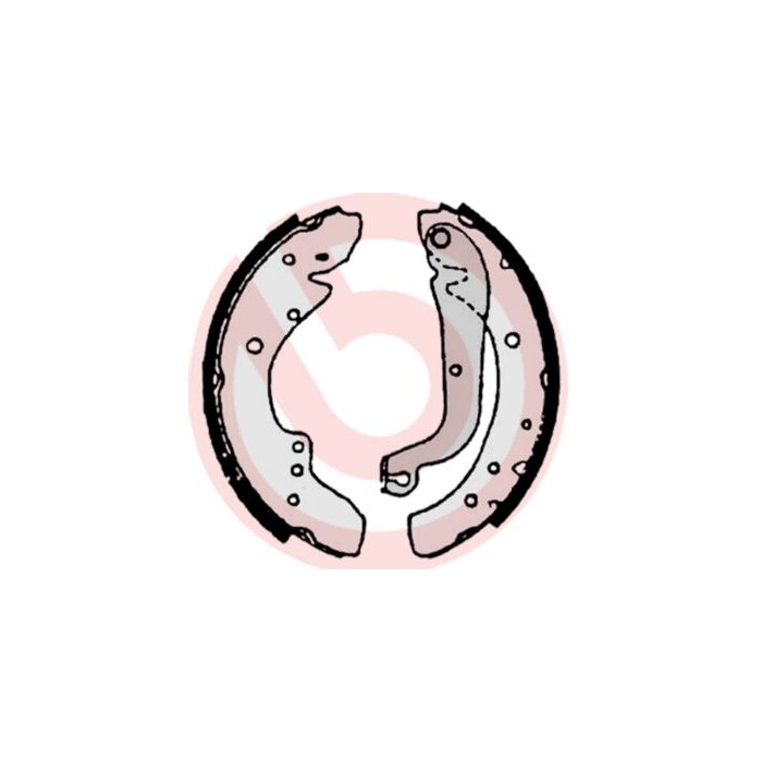 BREMBO Bremsbackensatz S23505