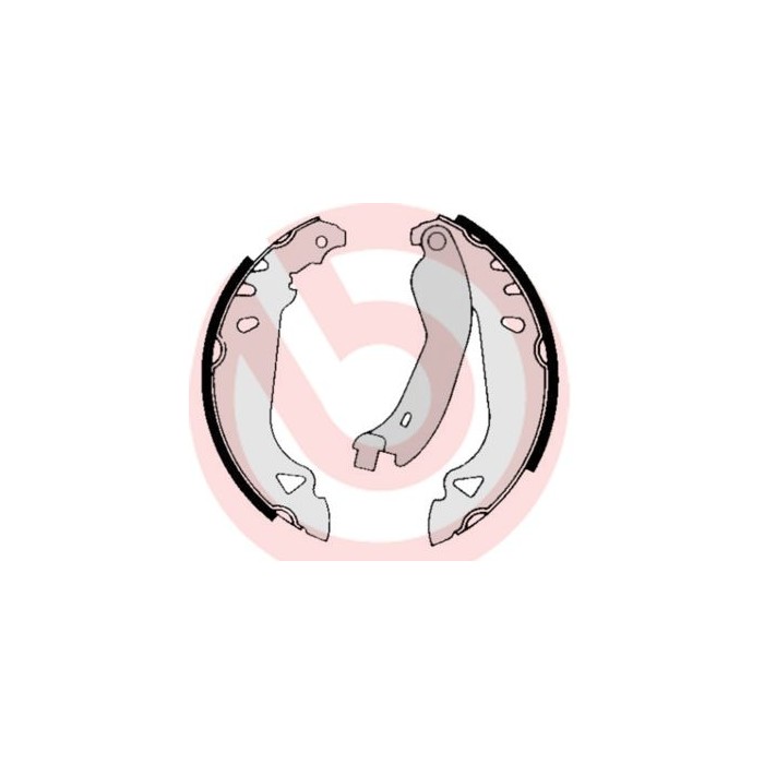 BREMBO Bremsbackensatz S23510