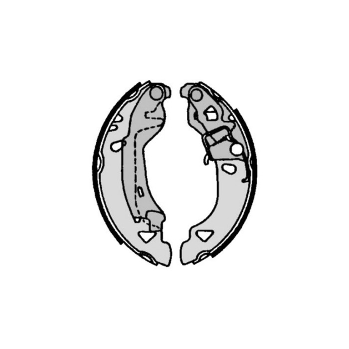 BREMBO Bremsbackensatz S23513