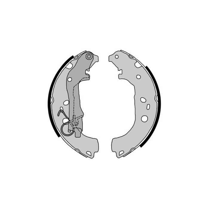 BREMBO Bremsbackensatz S23518