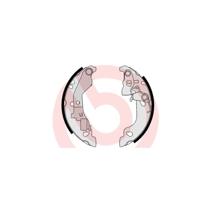 BREMBO Bremsbackensatz S23520